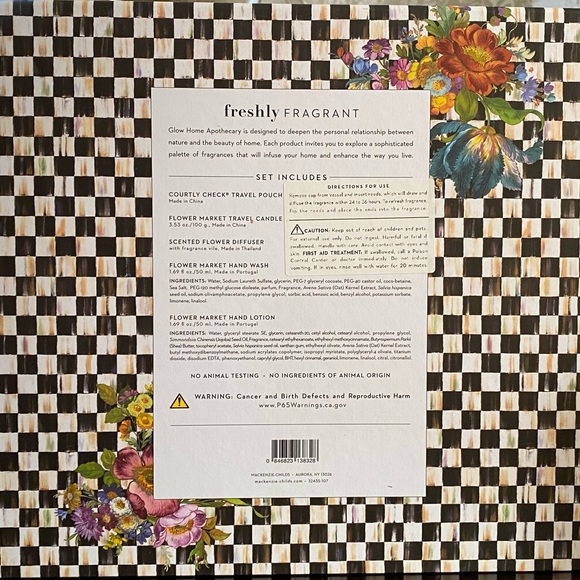 🌷 Sale🌷 MacKenzie-Childs Glo Flower Market Essentials Gift Set✨New✨ - Picture 7 of 7